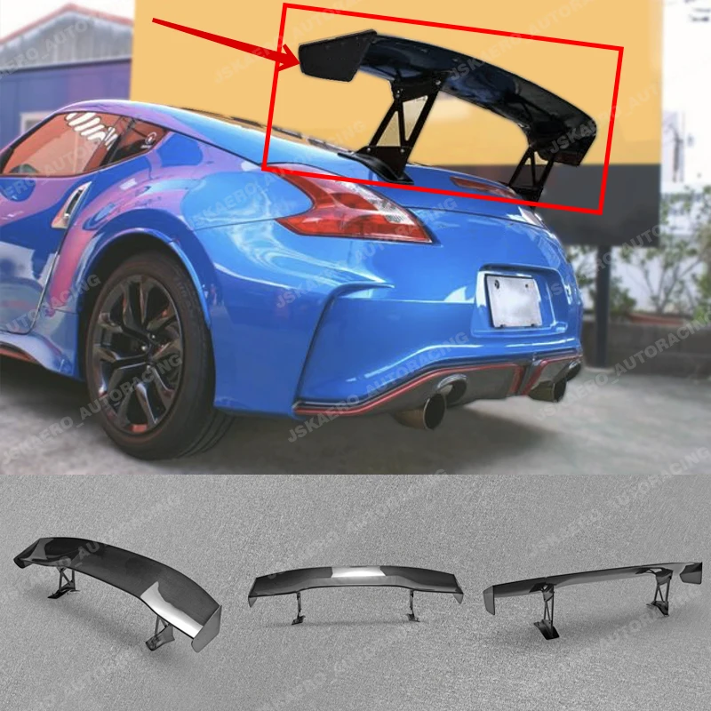 

Carbon Fiber For Nissan Fairlady 370z Z34 09-17 Rear Trunk GT Spoiler Wing Lip Car Bodykits