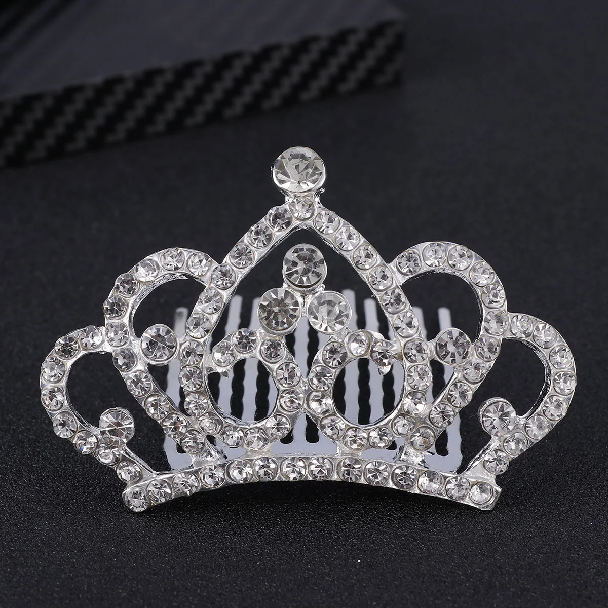 Princess Comb Rhinestone Tiara Kids Crystal Headdress Korean Version Women's Girls Crown