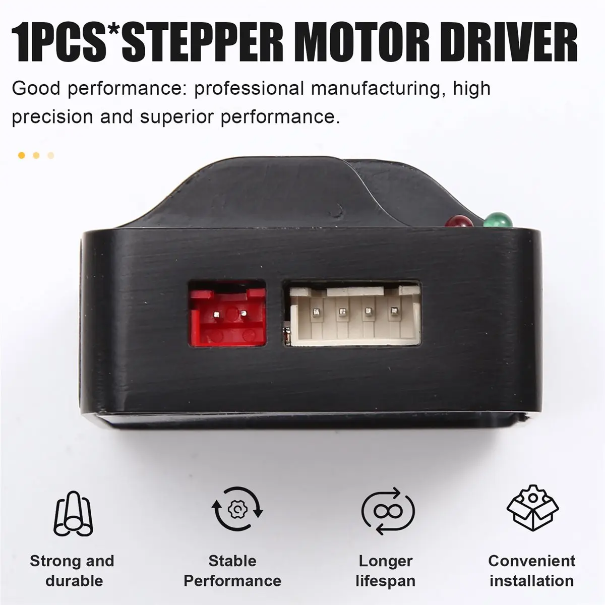 

Драйвер шагового двигателя (AIMA) с импульсным управлением, миниатюрный, DC 2A, 128 микрокроков, регулируемый, PMD006P6