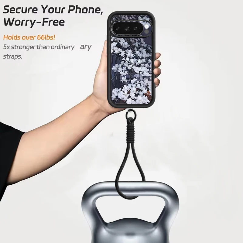 Forest Hunting Patterned TPU Phone Case For Google Pixel 10 9 Pro XL 10 9 Pro Pixel 8A 7A 8 7 Pro 9A Soft Silicone Lanyard Cover view 4