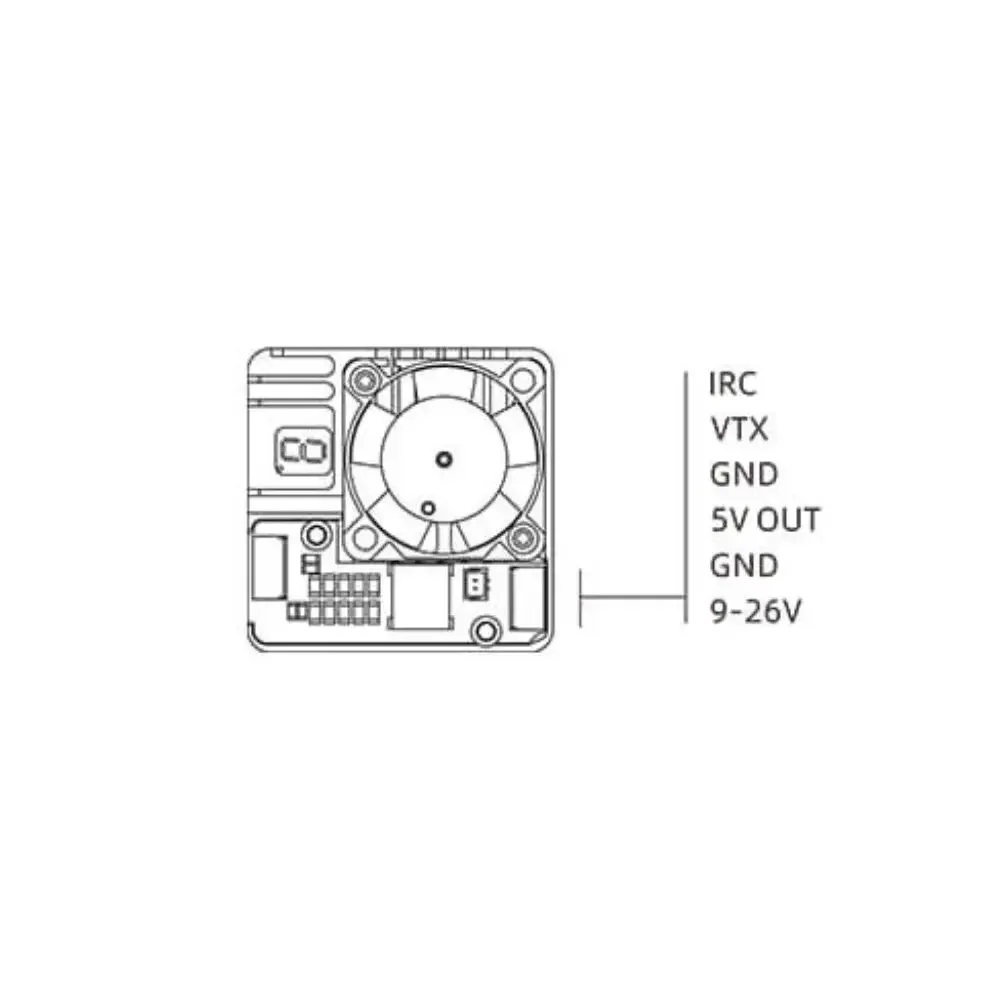 SKYZONE VT1225 1,2 G 2,5 W VTX – CNC-Gehäuse, 4-Gang-Leistung, IRC Tramp Analog für FPV