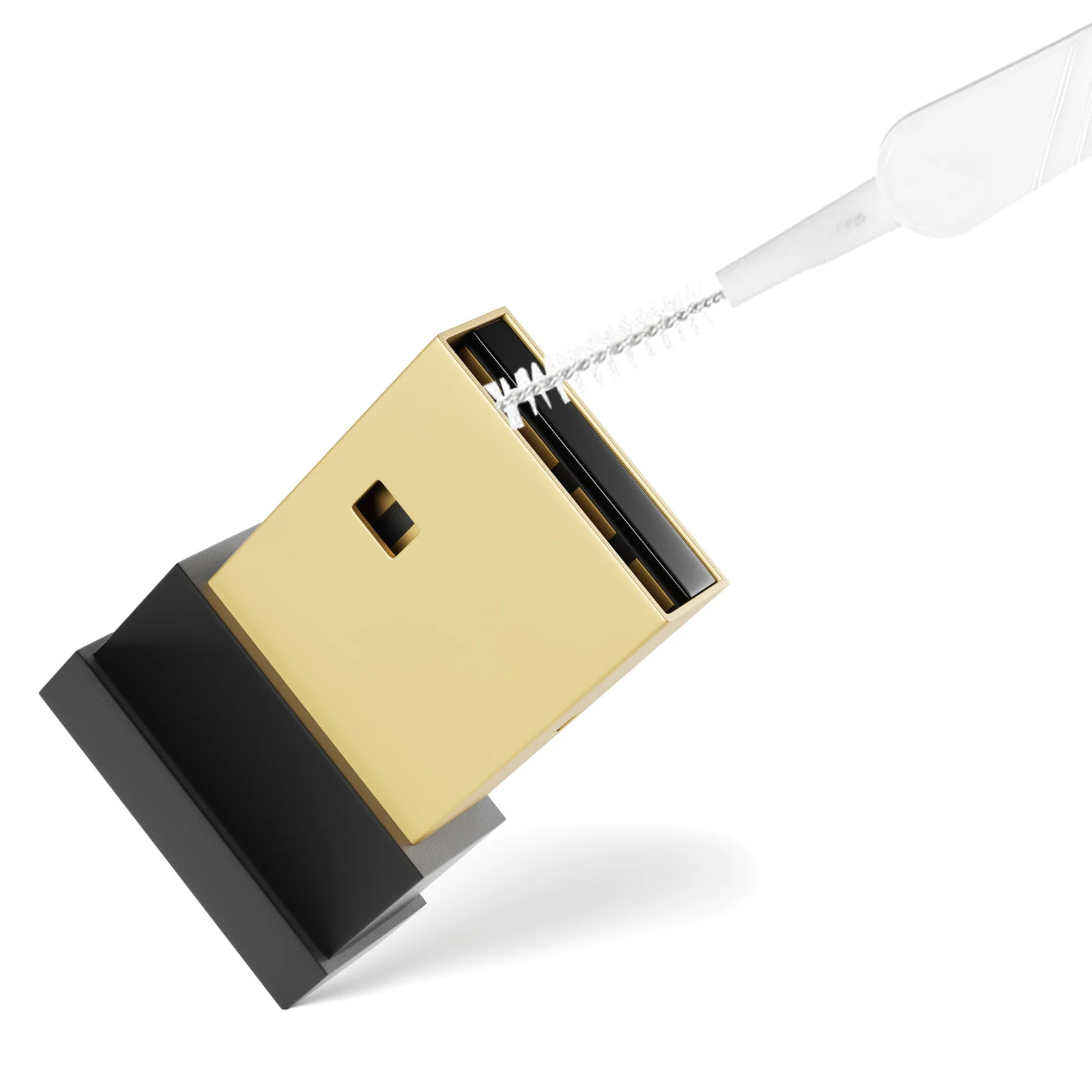 

50Pcs Compact Static Cleaning Brush Nylon Material Phone Hole Shower Hole Portable Detail Tool Compact Brush Shower Cleaner