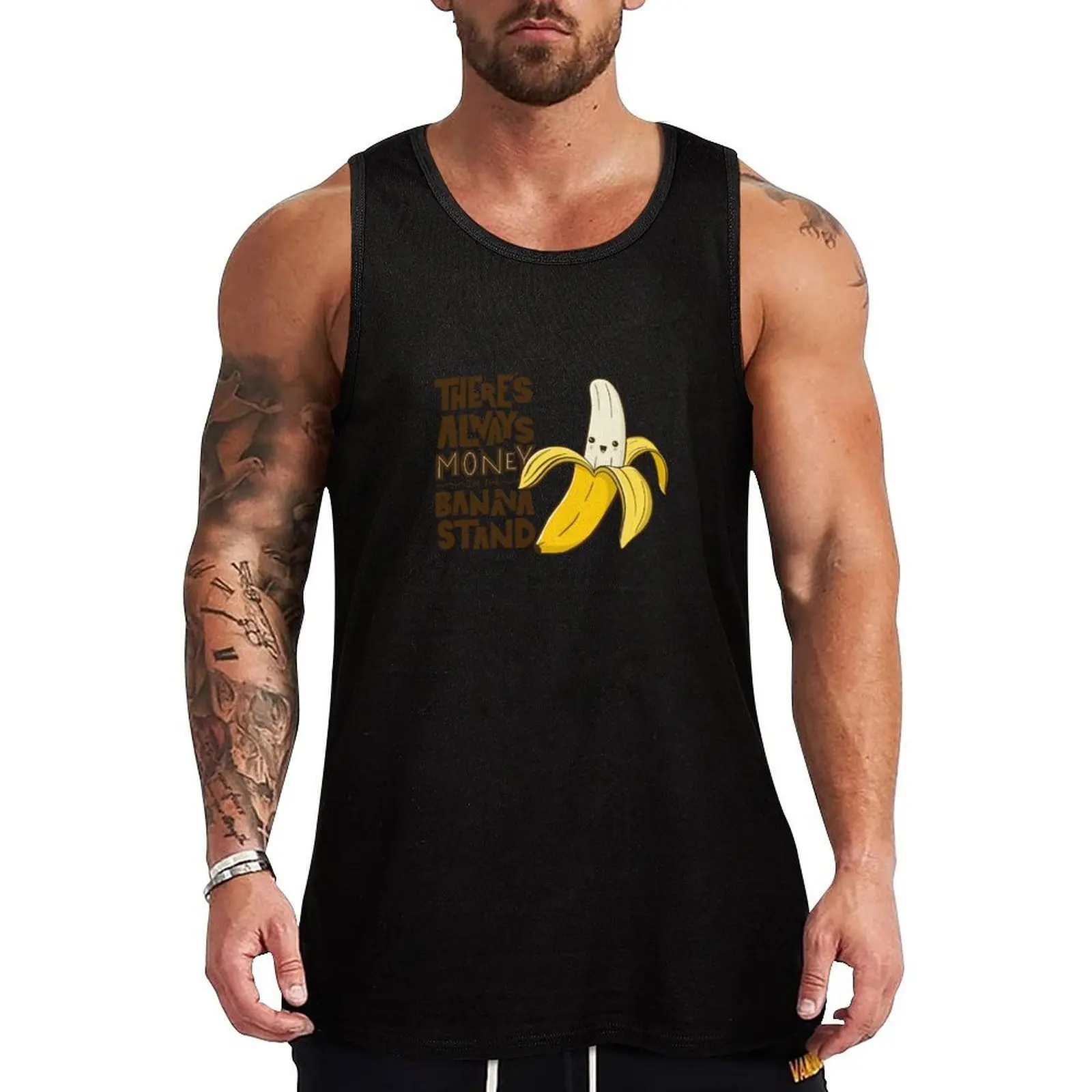 There's Always Money in the Banana Stand Tank Top Street Style Casual Tank Top Urban Sleeveless Top