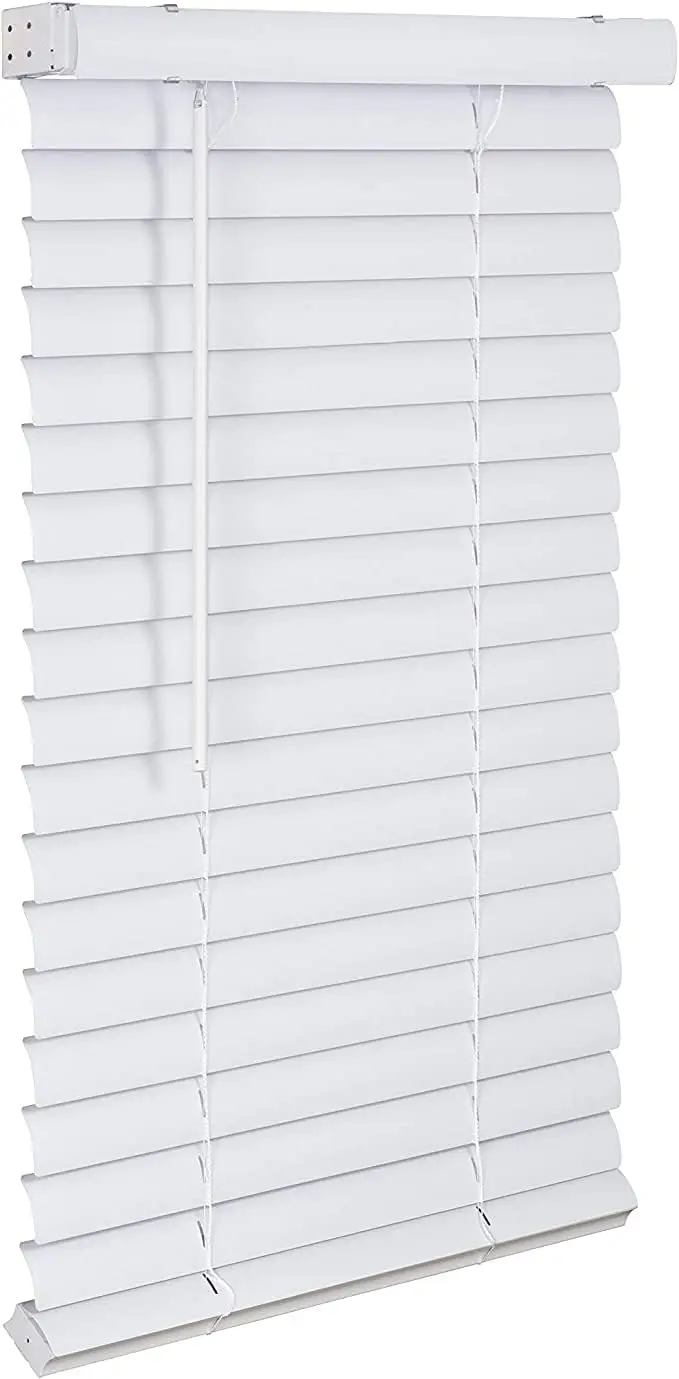 

2 Inch Vinyl Plus Blind 82" Wide x 60" Long, White (RTX8260WH), Horizontal Window Blinds, Door Blinds, Indoor Window Blinds