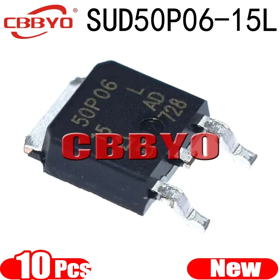 (10piece)100% New SUD50P06-15L 50P06-15 50P06 TO-252