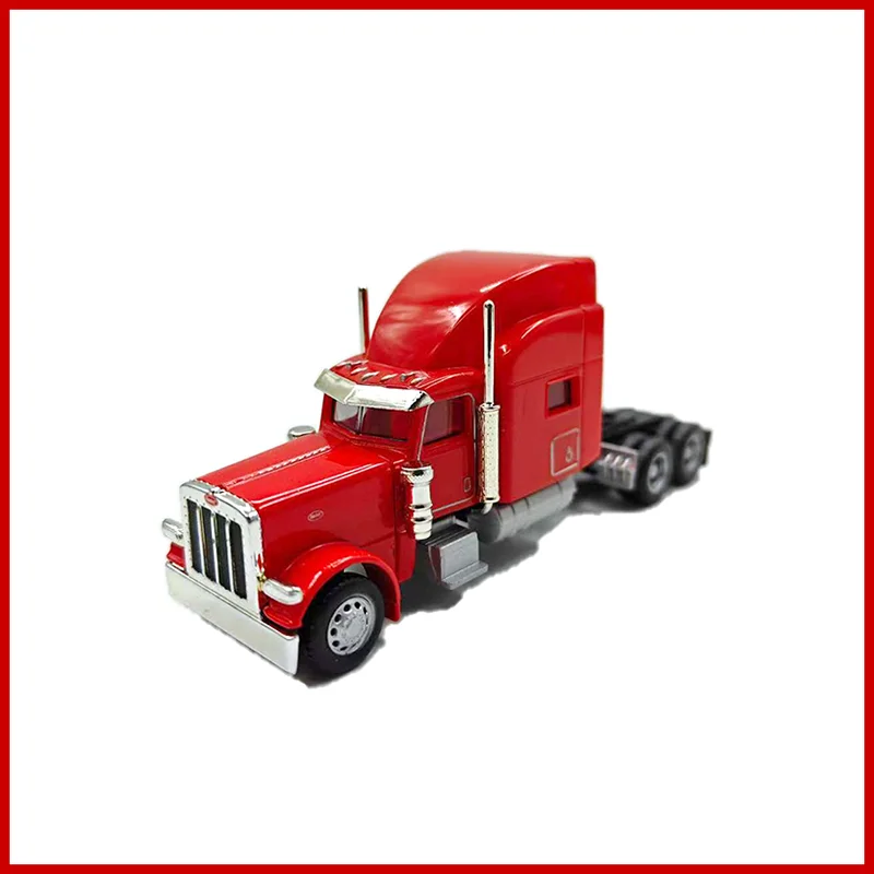 NORSCOT Alloy 1/87 Peterbilt Model 389 Truck Transport Container Truck Model Static Collection Decorated Holiday Gifts Toys