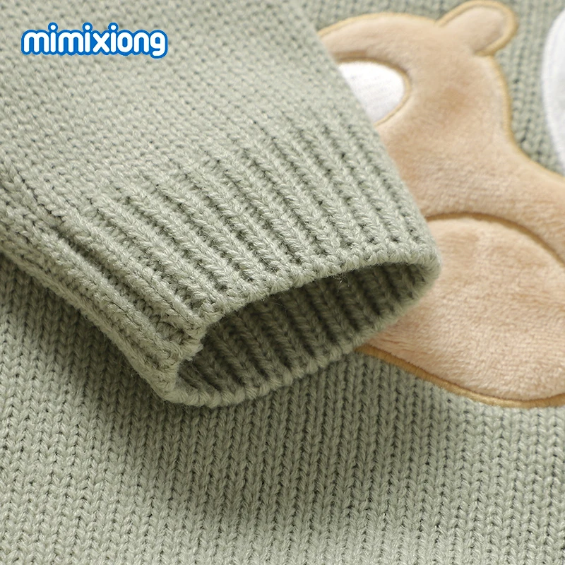 طفل للجنسين السروال القصير ربيع الخريف عادية الأخضر كم طويل الوليد صبي فتاة محبوك حللا الرضع طفل ازياء قطعة واحدة