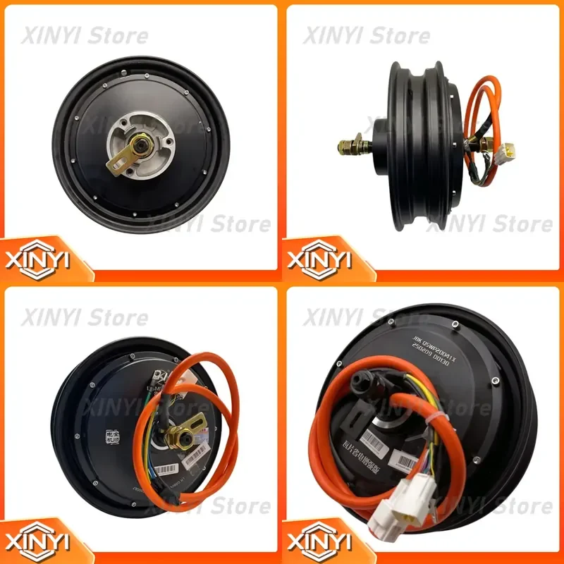 for 10 inch Smooth Plate Motor 2000W 3000W Energy Saving Version 2.15J E Motorcycle Motor High Power Efficient Durable