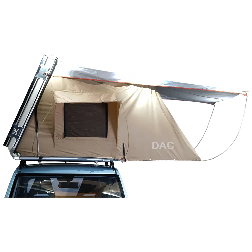 

Outdoor Camping Truck Rooftop Tent Easy to Open Aluminum SUV Pop-up Open Folding Hard Shell Roof Top Tent