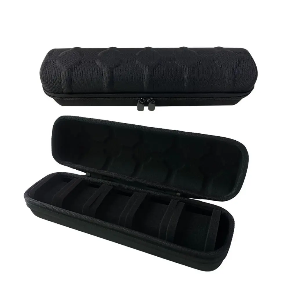 Portable EVA Watch Storage Bag 2/3/5/6/12 Slot Thickened Watch Collection Box Durable Black Watch Bracelet Display Case