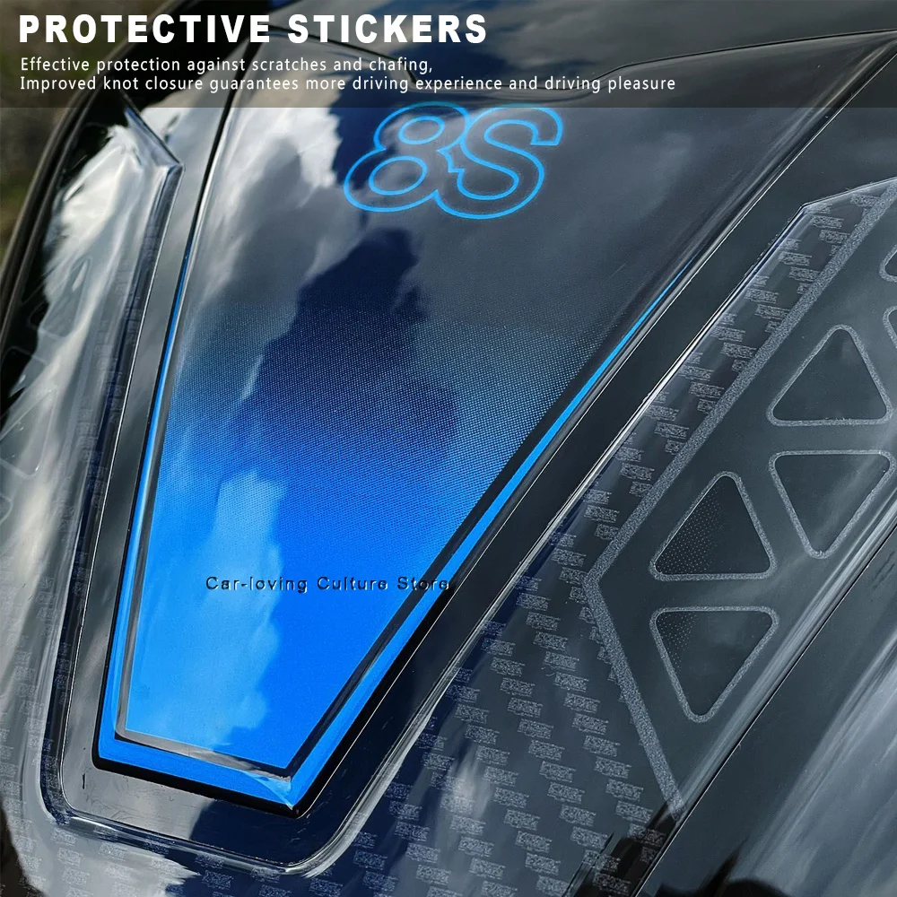 Waterproof Protective Sticker Motorcycle Protection Tank Pad Sticker 3D Epoxy Resin Sticker For GSX 8s 2023