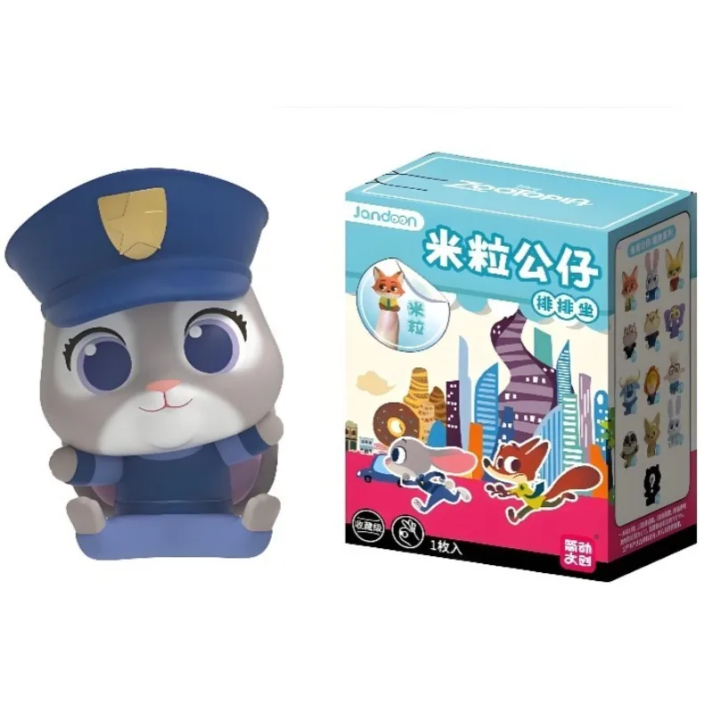 ديزني Zootopia 2 دمية صندوق أعمى عناق سلسلة الكرتون لطيف تمثال سيارة سطح المكتب زخرفة دمية صغيرة لعبة هدية 13 أنماط صندوق غامض #4