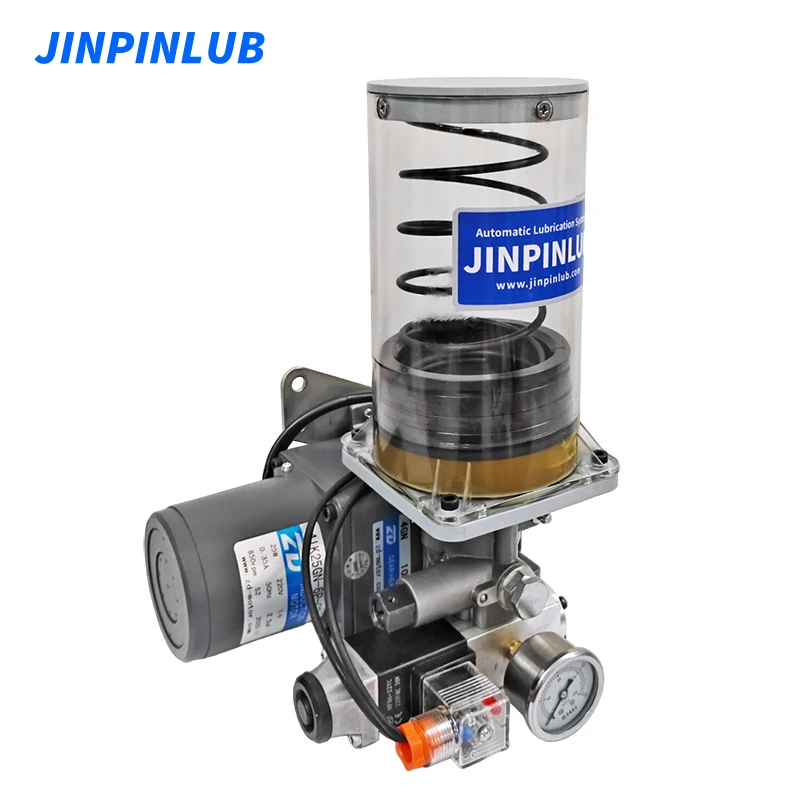 JINPINLUB JHG4 electric grease lubrication pump with pressure relief valve pressure switch for CNC lubrication