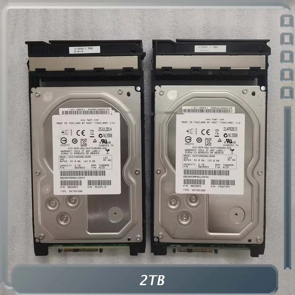 

2TB For HUAWEI Hard Disk OceanStor S2200T S2600T S5500T SAS 02359091