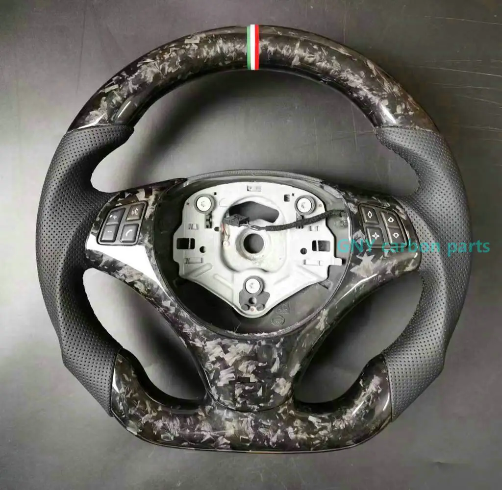 100% Real Carbon Fiber Manual Car Steering Wheel For BMW 3 Series E82 E84 E87 X1 E90 320d E92 E93 320i