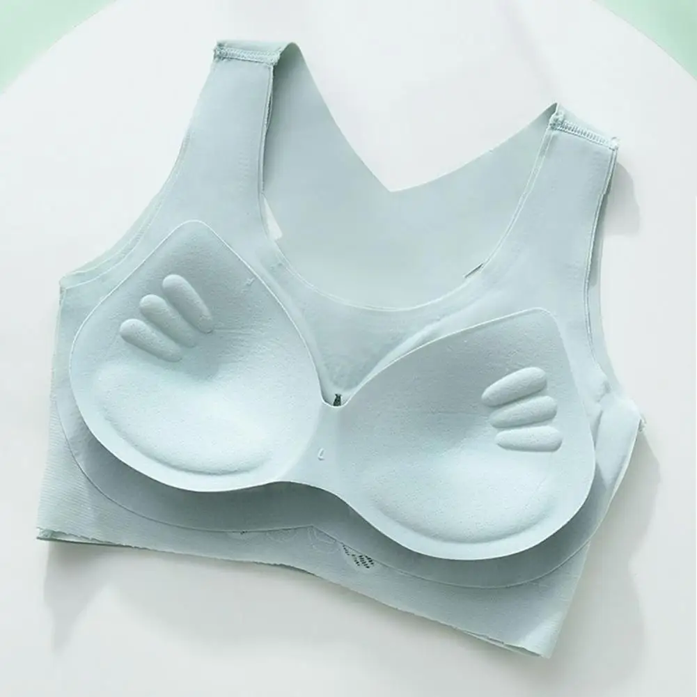 

Women's Thin Large Size without Steel Ring Bras Large Chest Plate Bra Sexy Light-Proof Underwear No Underwire Lace Bra