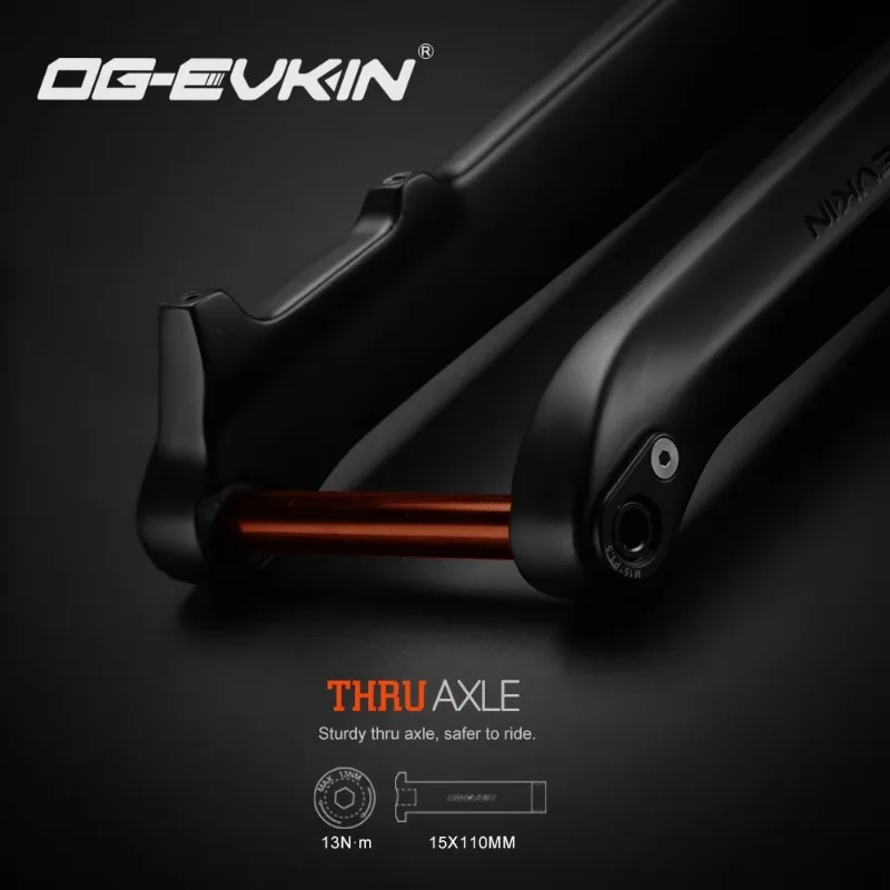 OG‑EVKIN FK‑007 Carbon MTB Rigid Fork 29er BOOST 15x110mm Thru Axle 1‑1/8‑1‑1/2