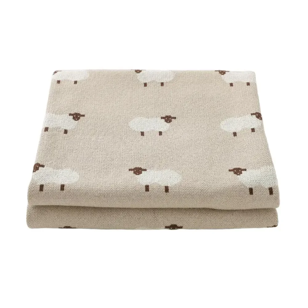 

Однотонное вязаное одеяло для маленьких мальчиков и девочек, новинка 2023, осенне-зимнее одеяло для новорожденных, одеяло для мальчиков и девочек