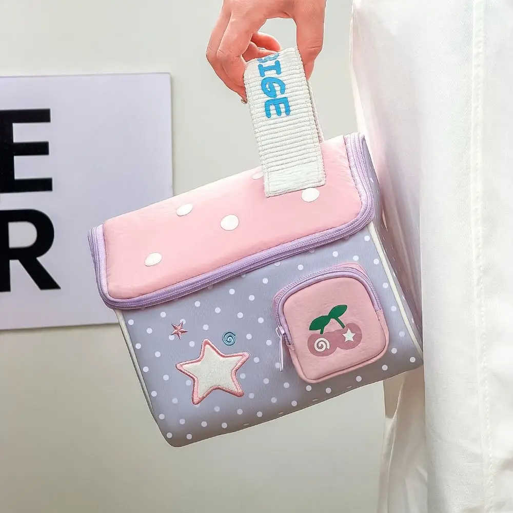 Multi-functional House-Shape Makeup Bag Multi-layer Portable Cosmetic Pouch Large Capacity Toiletry Bag Women Girls