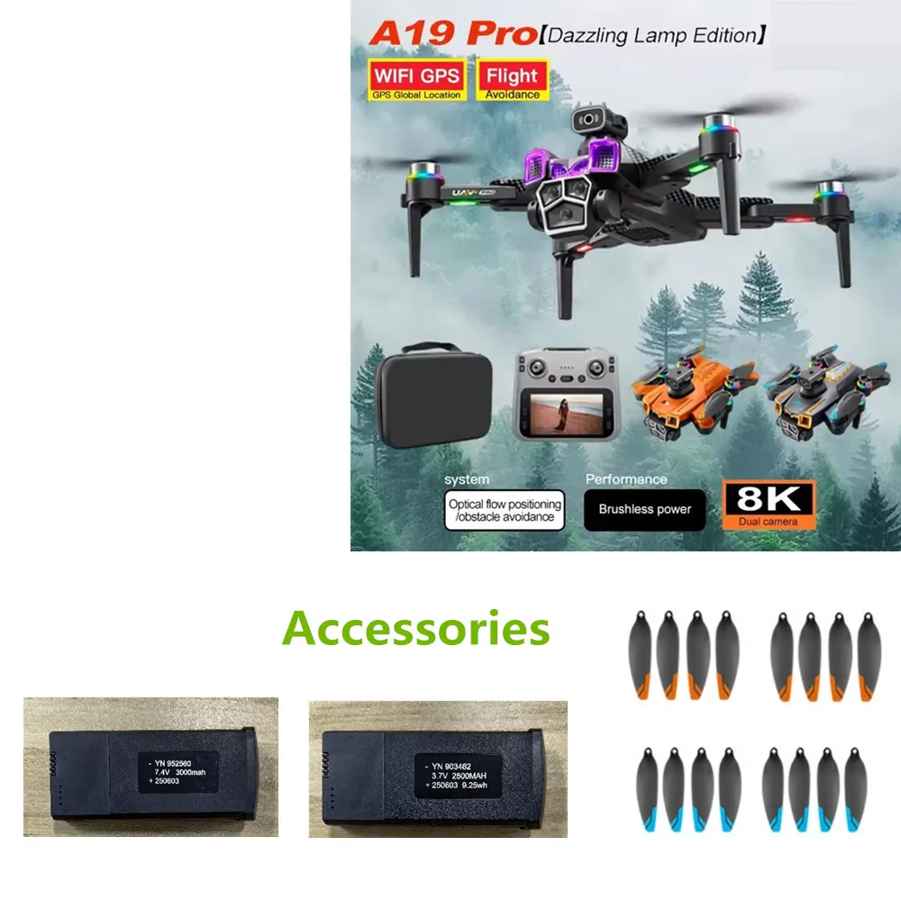A19 Pro Drone 3.7V …