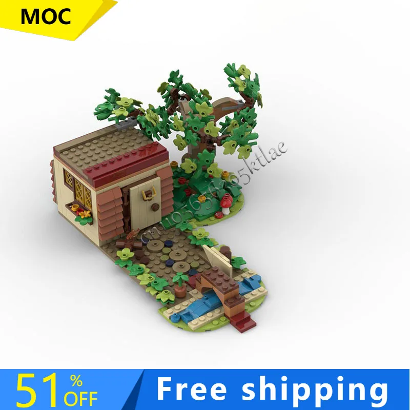 

528 шт. MOC21326 блок дома альтернативная модель здания DIY кирпичи модульный инновационный дисплей игрушка в сборе креативный рождественский подарок