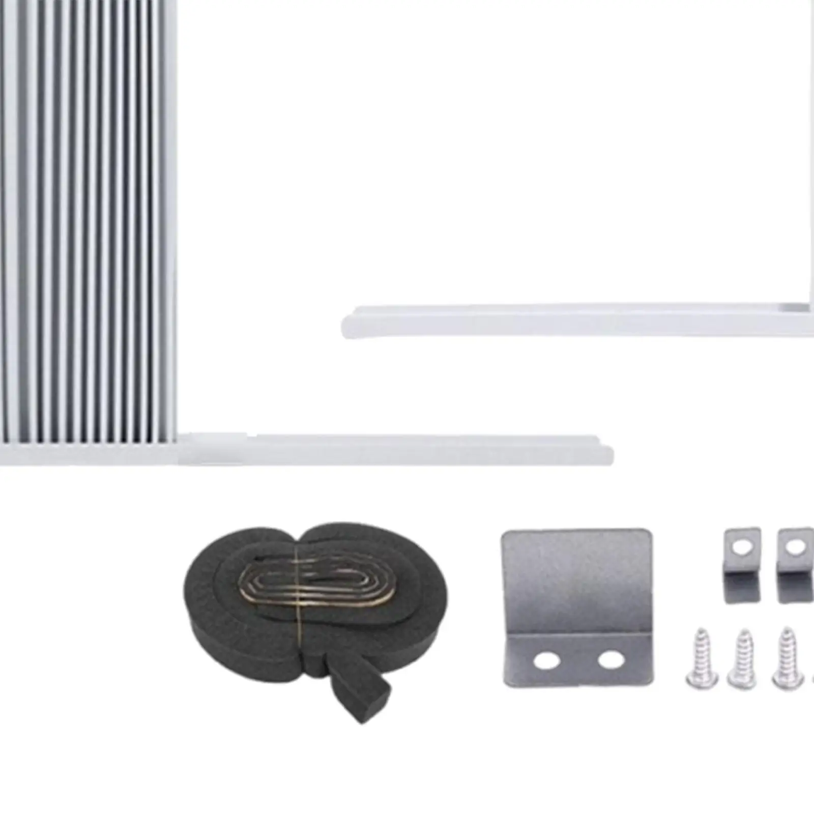 Double Layer Window Air Conditioner Insulating Side Panel AC Shield Kit for Home Comfort and Energy Efficiency
