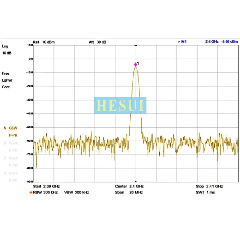 Picture 4: 2.4GHz active crystal oscillator, 2400MHz high precision fixed frequency signal source, standard signal generator Module