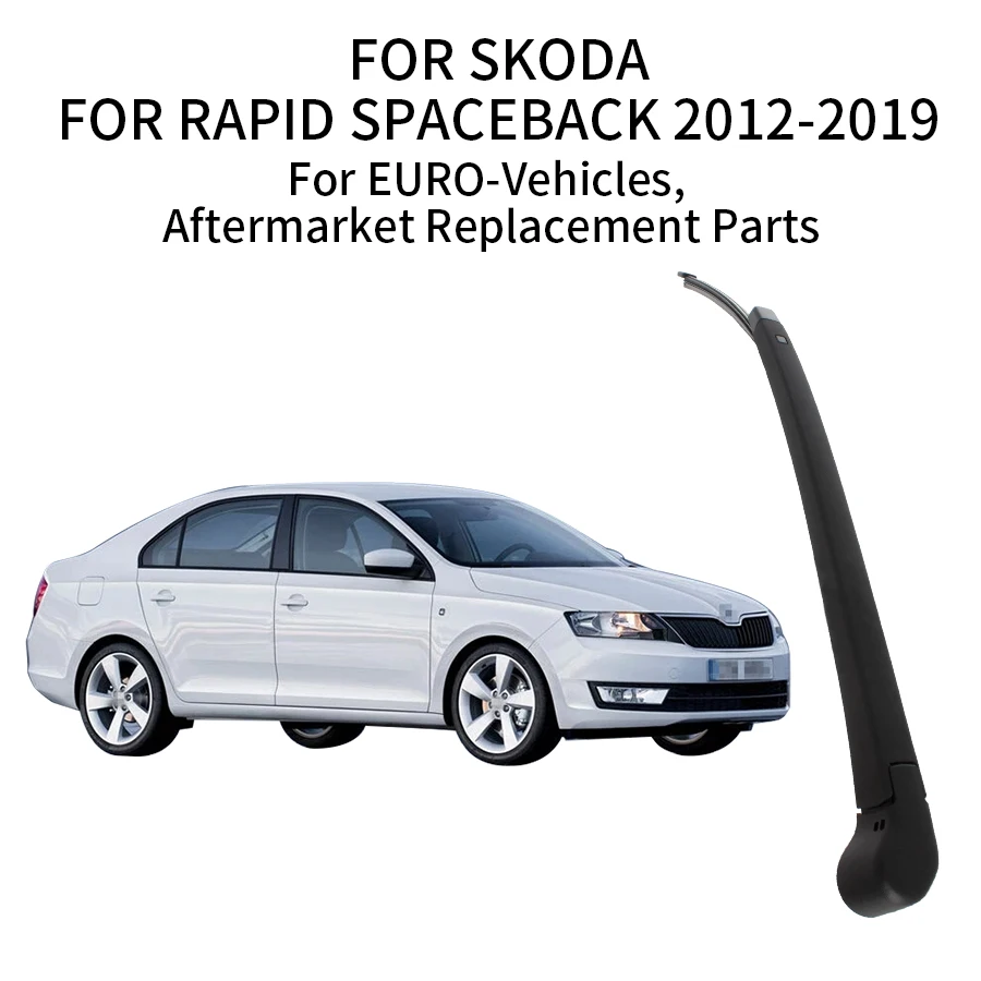 لسكودا رابيد Spaceback 2012-2015-2019 هاتشباك الخلفية ممسحة الزجاج الأمامي شفرة الذراع #4