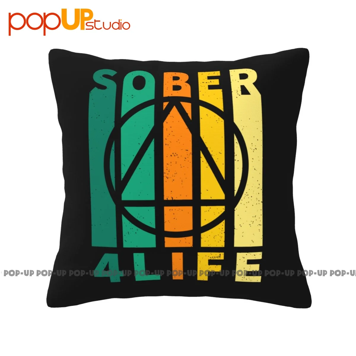 Soft Sober Four Life Aa Na Sobriety Recovery Anniversary Pillowcase Throw Pillow Cover Creative