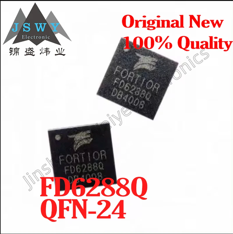 

(10/50 pcs) FD6288Q QFN-24 FD6288/Synchronous Rectifier Controller + Dual N-Channel MOSFETs/New Original Stock Electronics