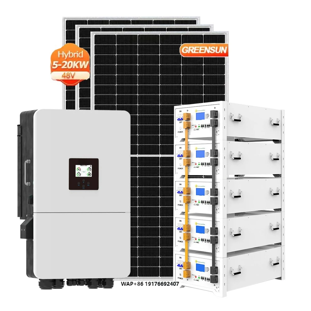 Deye Complete Solar Kit Hybrid Solar Panels System for Home 20kw 18kw 16kw 15kw 14kw 12kw 10kw 48v Dc 3phase 400vac Solar System