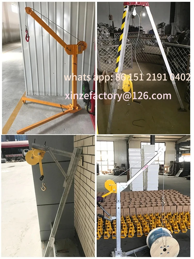 Customizable Hand Winch Boat Trailer Winch Two-Way Self-locking Operated Manual Hand Crank Winch Small Hoist