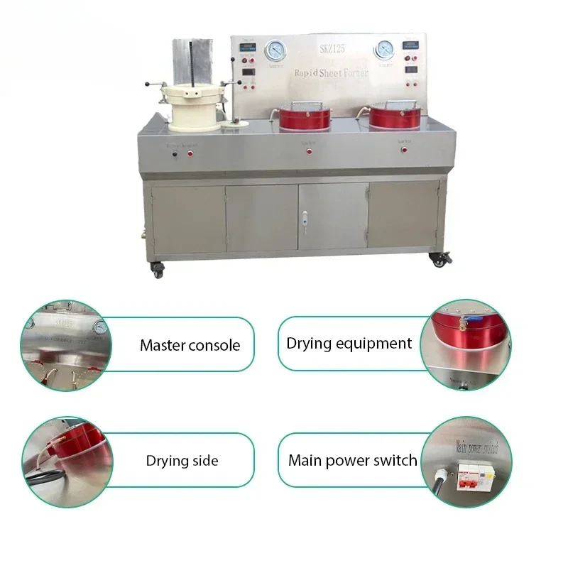 استخدام المختبر صانع الورق اليدوي الأوتوماتيكي لآلة تصنيع الورق اليدوية RAPID-KOETHEN السابقة
