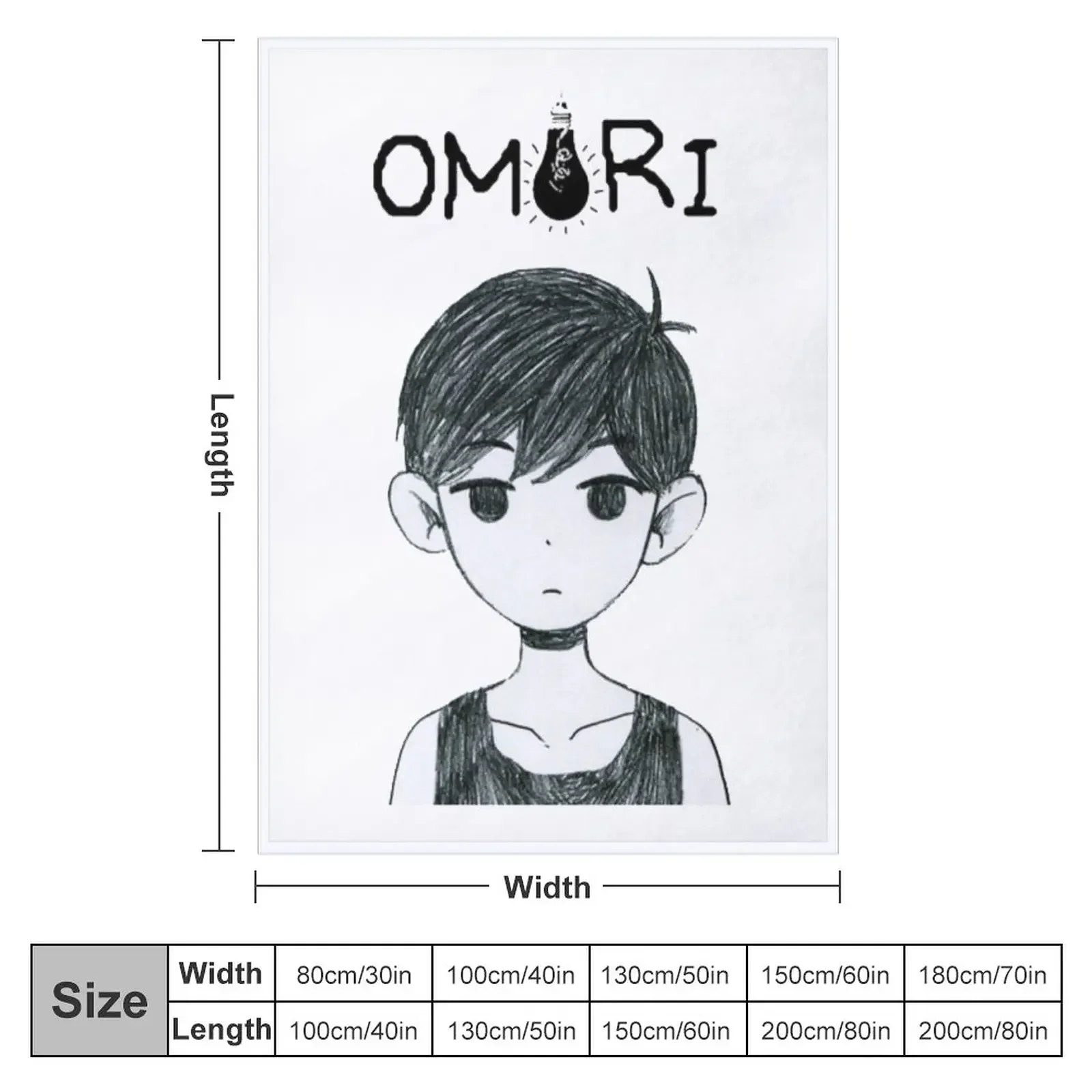 omori merch Throw Blanket sofa bed bed plaid Decorative Throw Blankets