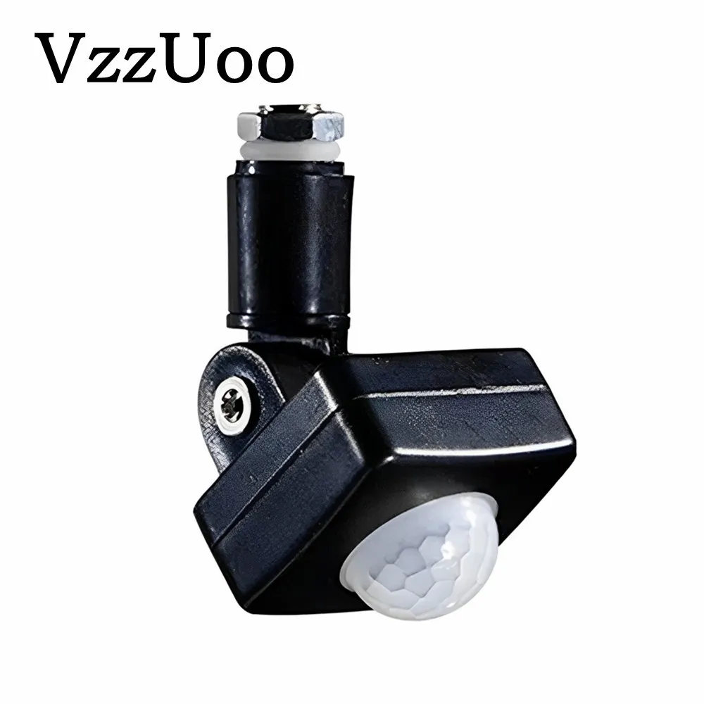 VzzUoo 85-265V IP65 Motion Sensor Adjustable PIR Switch Ultrathin LED Flood Light PIR Waterproof Outdoor Motion Sensor Detector