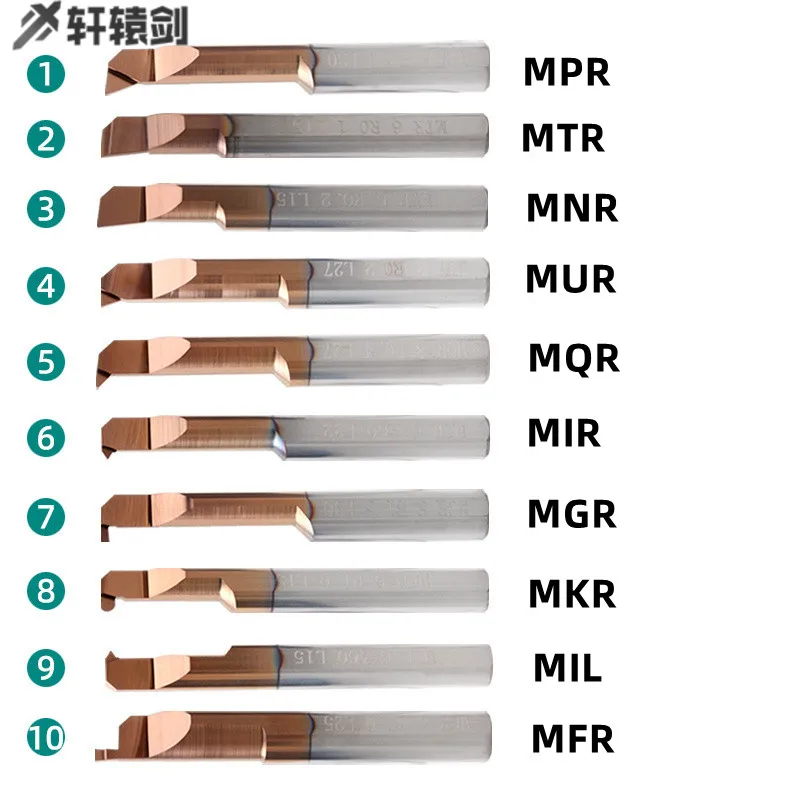 1PC MXR4 MXR5 MXR6 MZR4 MZR5 MZR6 Carbide Lathe Boring Cutter Coated Mini Internal Turing Tool Copying Small Hole