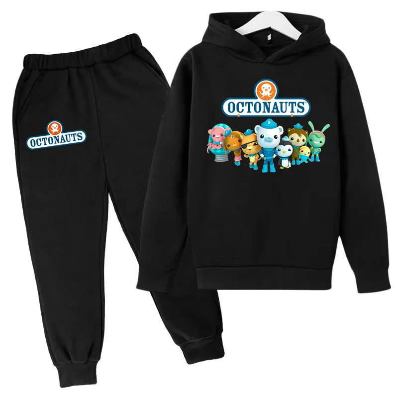 

Kids Hoodie Marine Animal Charming Coat Sweatshirt 3-12 Yrs Gift Top+ Pants 2P Cute Stylish Boys Girls Toddler Casual Sports Set