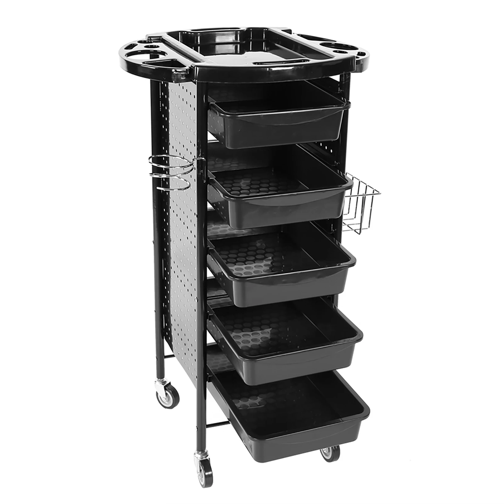 6 Tiers Storage Rack Trolley Cart With Wheels For Hair Salon & Beauty Salons Storage Rack  6 Tiers Storage Rack  Trolley Cart  R