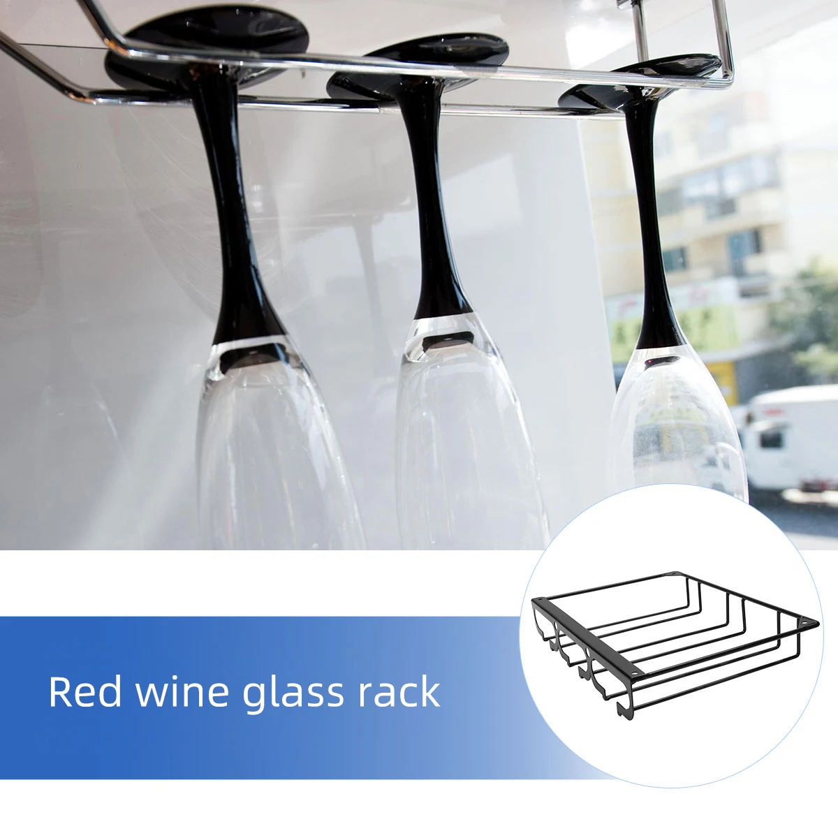 

Glass Holder Goblet Draining Rack Drying Storage Cup Wrought Iron Creative Premium Tough Kitchen Hotel Restaurant