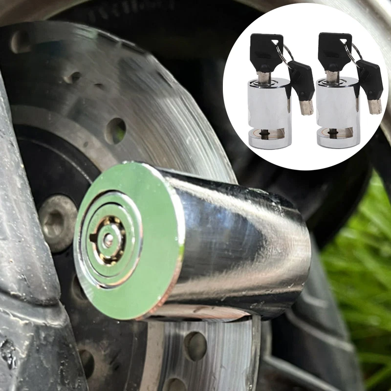 

New Stainless Steel Bicycle Motorcycle Locomotive Disc Brake Lock Waterproof Security Ultra-high Strength Sturdy Disk Protection