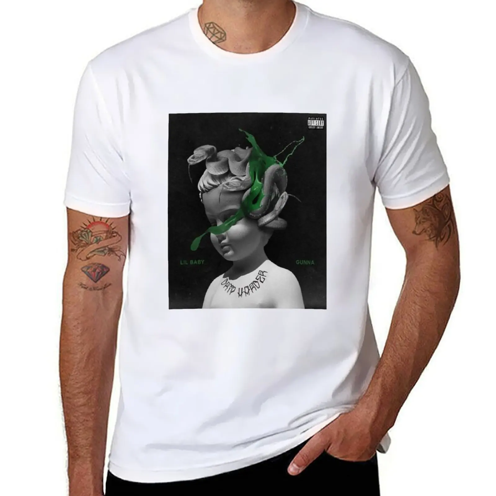 DRIP TOO HARD COVER T-Shirt man t shirts for men t shirt men 100% cotton luxury brand T-Shirt