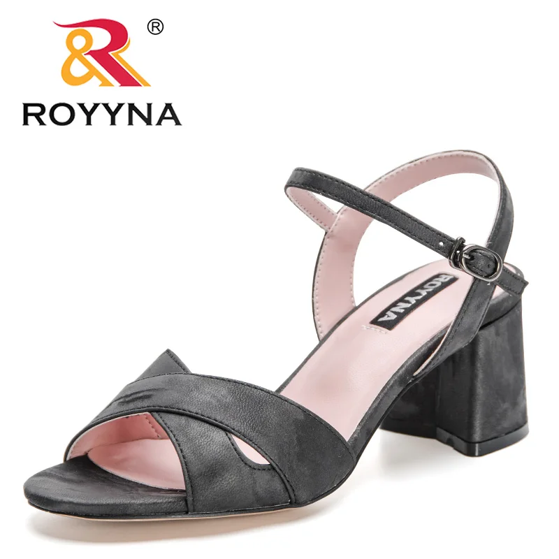 ROYYNA New Woman Sandals Comfy Summer Women Concise Open Toe Casual Shoes Woman Fashion Thick Bottom Wedges Sandal Feminimo