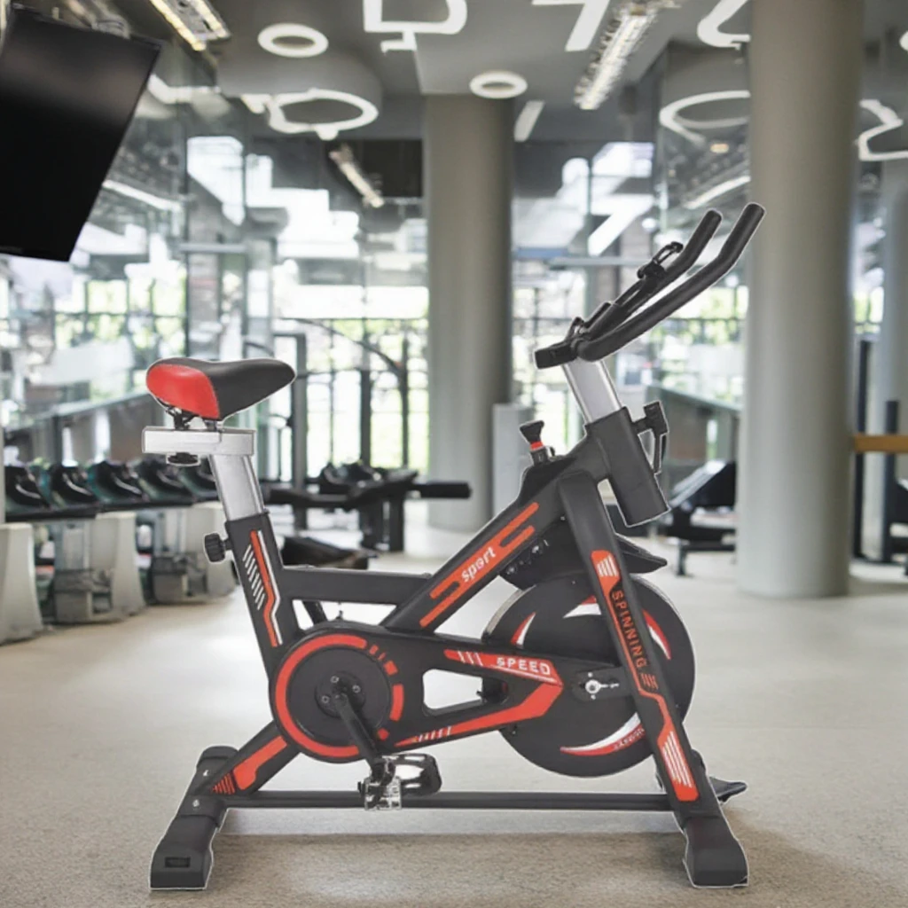 Ultra-Silent Foldable Steel Professional Spin Bike Belt Drive Home Gym Use Durable LCD Display Exercise