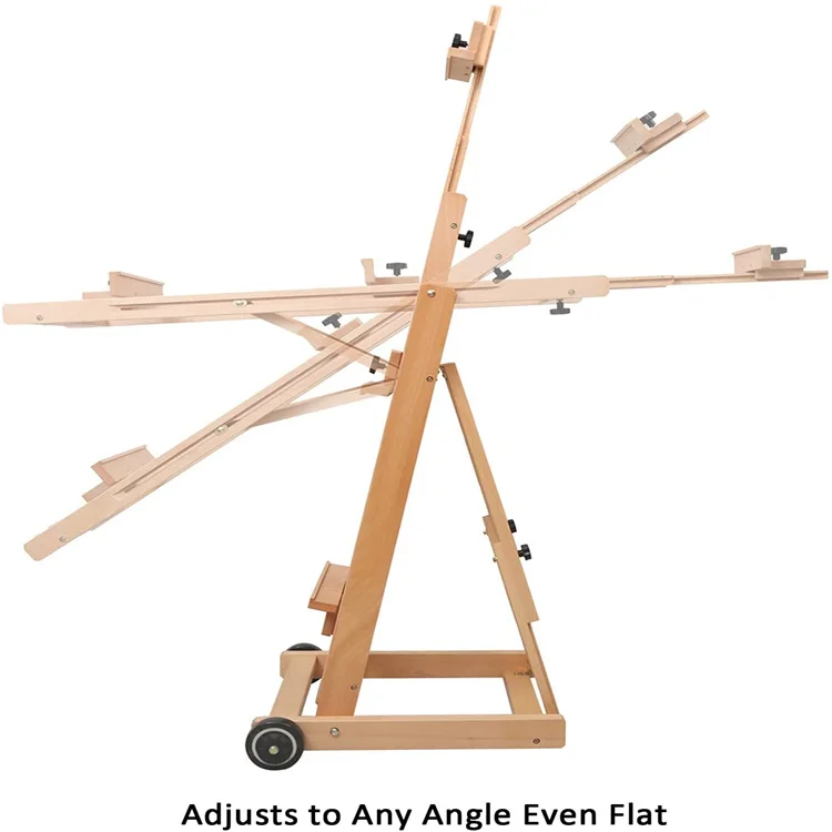 Pomeranian Wholesale Adjustable Beech Wood Removable Tilt 77 Multifunctional Studio H-Easel