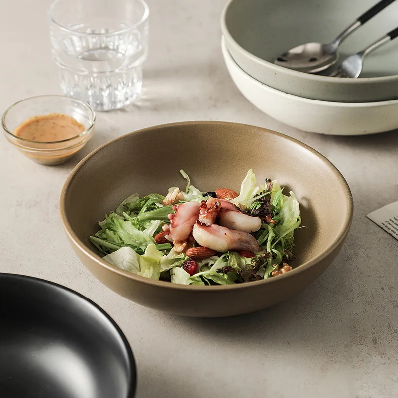 1pcs Japanese Ceramic Bowls Set Creative Retro Style Rice Soup Dessert Bowls for Home Restaurant Safe Material