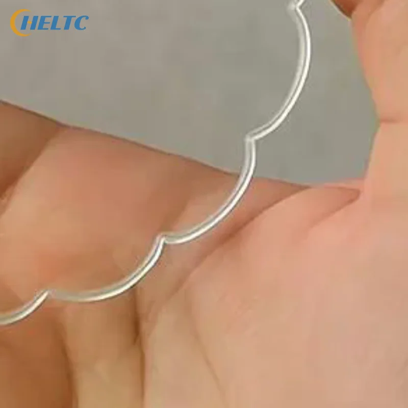 Clear Acrylic Coasters, Multi-Functional For Cup Placement, Decoration, Jewelry Display For Home Office Coffee Table DIY Crafts