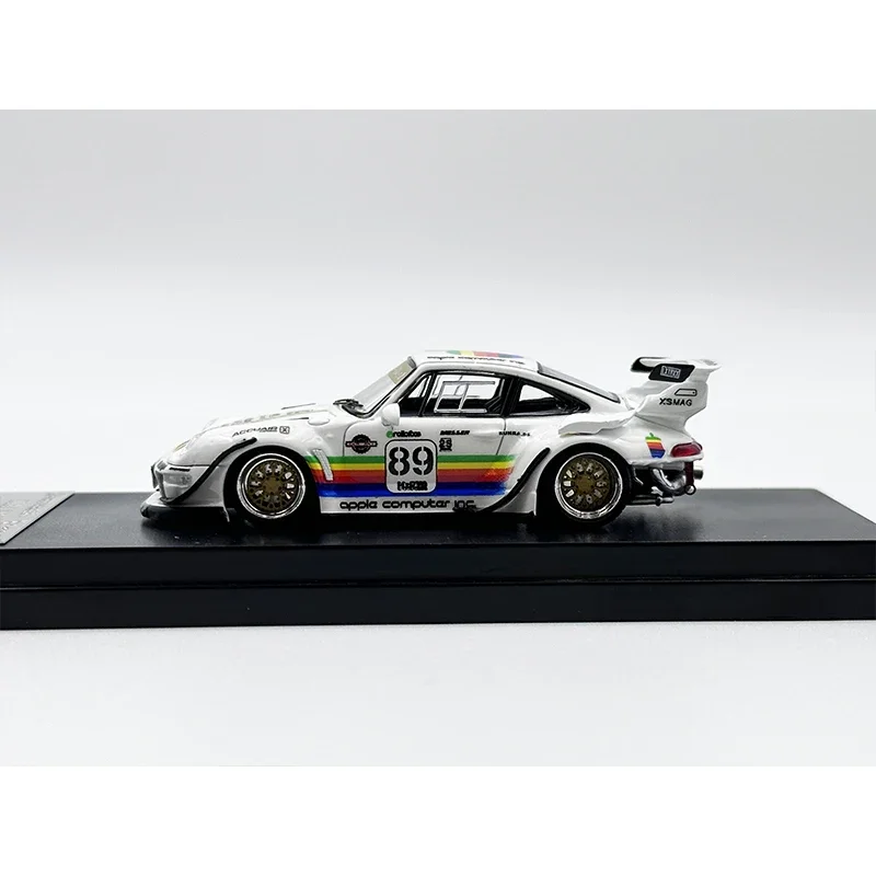 SW 1:64 RWB 993 White Diecast Diorama Car Model Collection Street Warrior