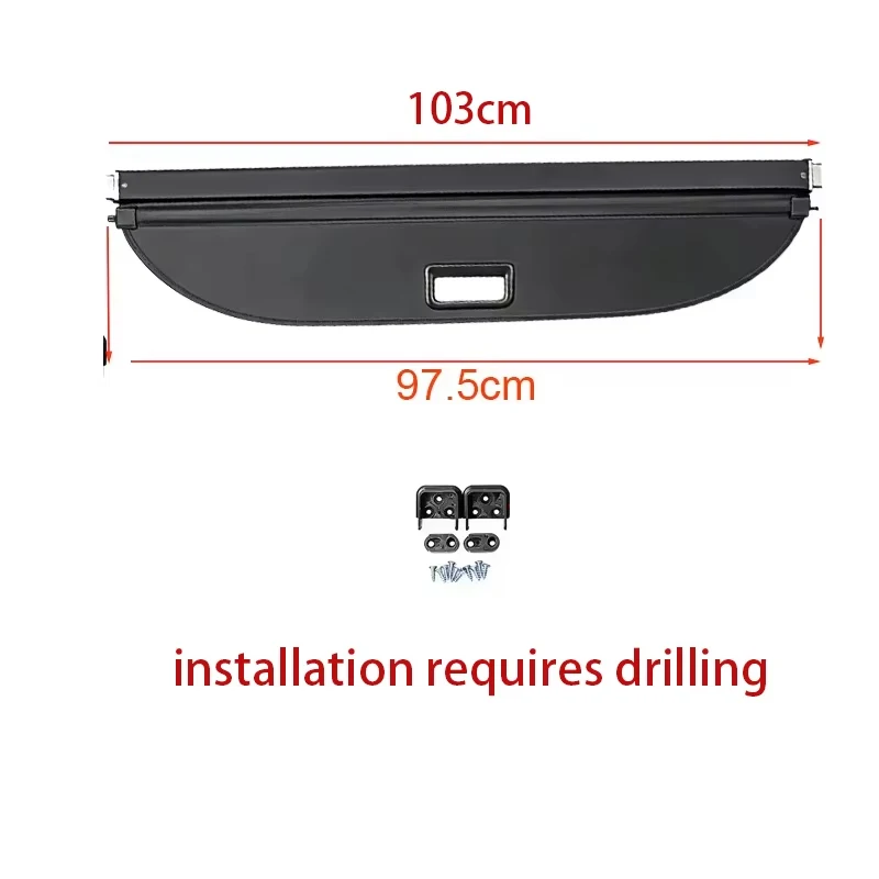 Auto Trunk Curtain Organizer Cover for DongFeng Nammi 01 Dongfeng Box 2024-2026 Car Cargo Rear Rack Luggage Storage Solution