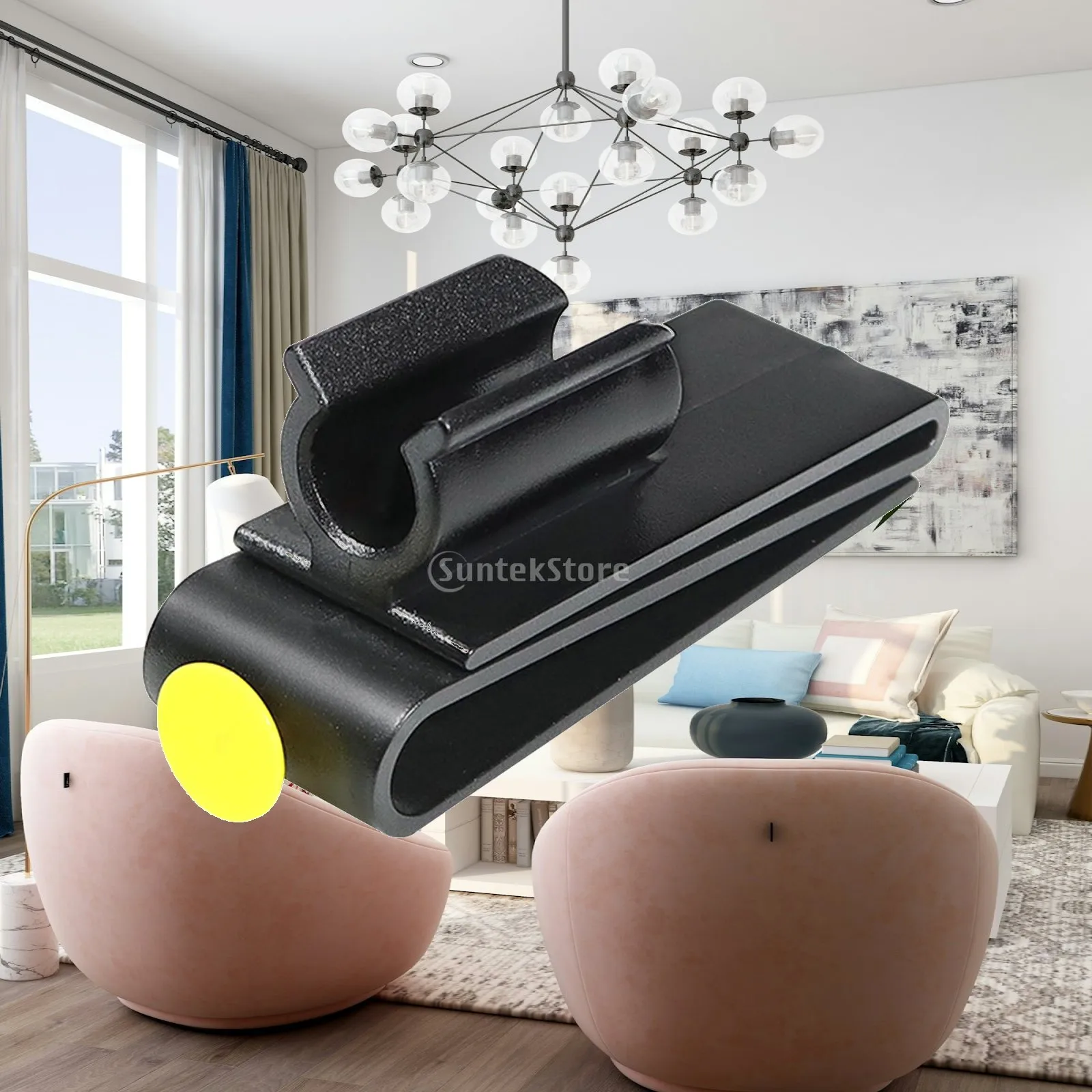 Golf Putter Clip Clamp PP Club Organizer with Marker Secure Bag Mount Easy Carry Accessory for Golfers