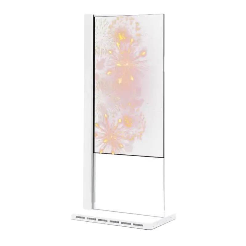 OEM Indoor 55 Inch OLED Transparent Led Flexible Adhesive Glass Film Transparent Display Screen